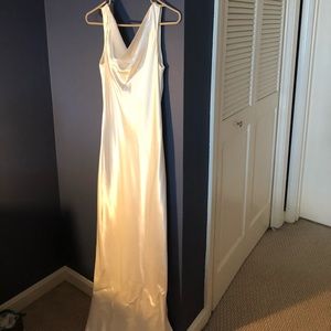 Off white full length dress